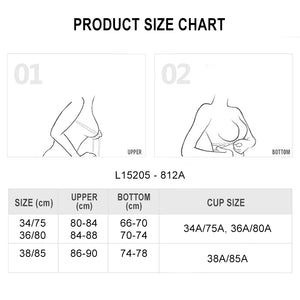 BAND PRINTS DEMI LIGHTLY PADDED BRA