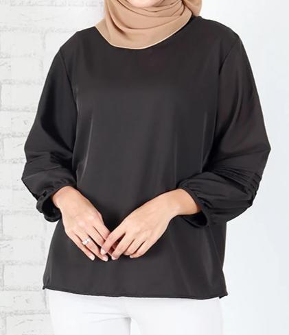 FARAZ BISHOP CUFF SLEEVES BLOUSE
