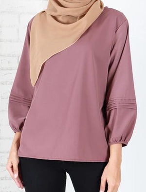 FARAZ BISHOP CUFF SLEEVES BLOUSE