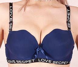 BAND PRINTS DEMI LIGHTLY PADDED BRA