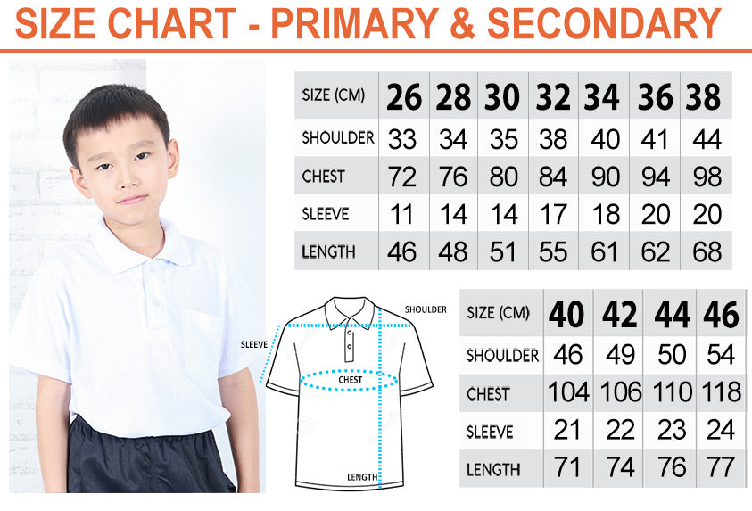 SCHOOL COLLAR SHORT SLEEVES WHITE T SHIRT