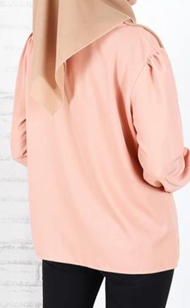 DALIA SOLID SLASH MODERN BLOUSE