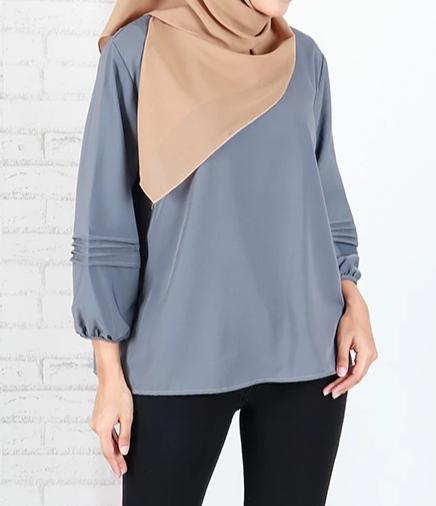 FARAZ BISHOP CUFF SLEEVES BLOUSE