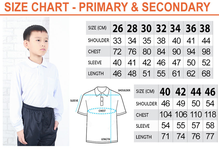 SCHOOL COLLAR LONG SLEEVES WHITE T SHIRT