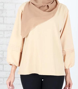 FARAZ BISHOP CUFF SLEEVES BLOUSE