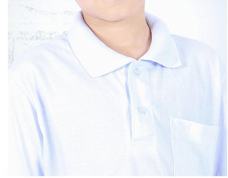 SCHOOL COLLAR SHORT SLEEVES WHITE T SHIRT